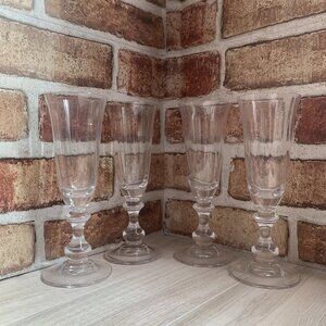 Mikasa "French Countryside" Fluted Champagne Glasses (Set of 4)